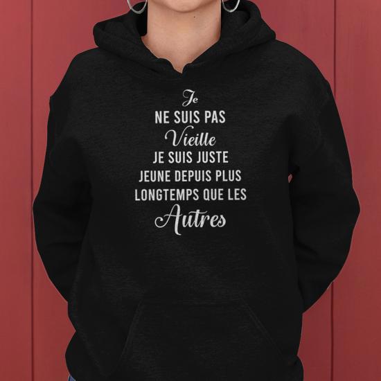 Sweat à Capuche Femme Drôle « Amoureuse Des Poulets » – Tissu Doux, Coupe Décontractée, Pour Un Look Farm Life Confortable