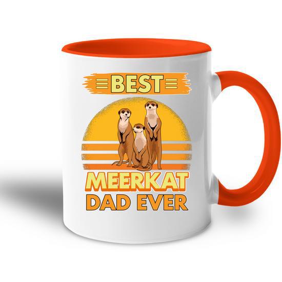 Entdecken Sie 2 Unique Meerkat  Dad Tassen: Top-Geschenkideen