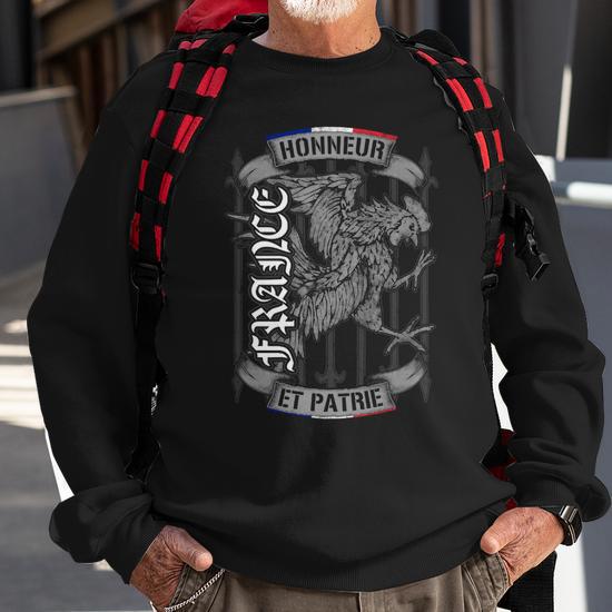 Sweat IDIOMA Noir Imprimé Graphique - Taille S - Unisexe Adulte
