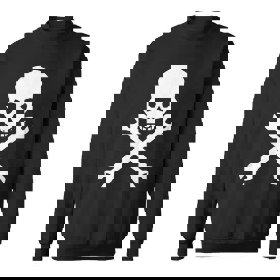 Skull With Crossed Wrenches For Mechanics And Gear Heads