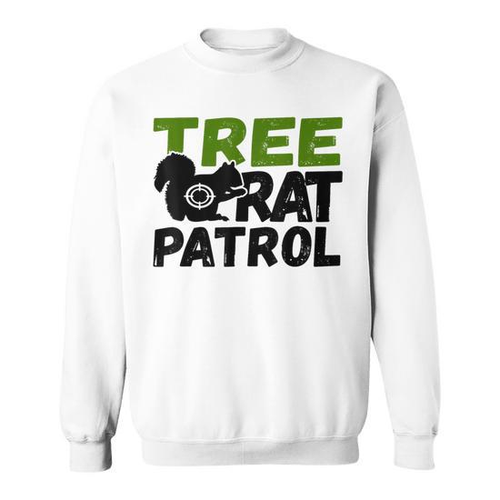 Squirrel Hunting Tree Rat Patrol Target Squirrel Hunter Sweatshirt Monsterry