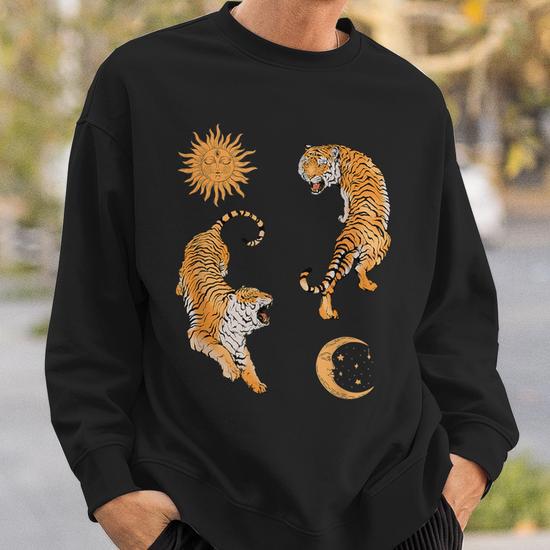 Chinese tiger sweatshirt on sale