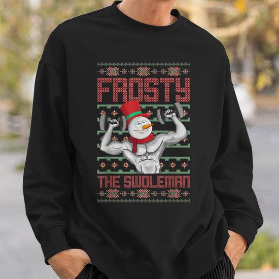 Christmas online with Santa and Frosty Unisex Hoodie