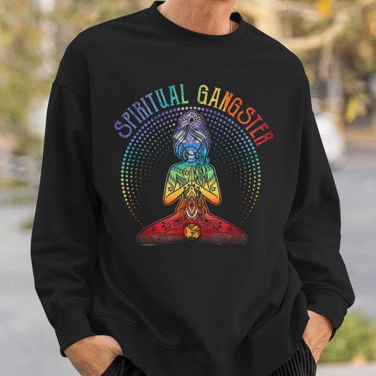 Yoga Spiritual Gangster Yoga Sweatshirt Thegiftio UK