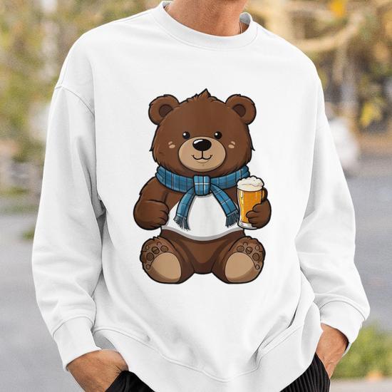 Mens teddy sweatshirt best sale