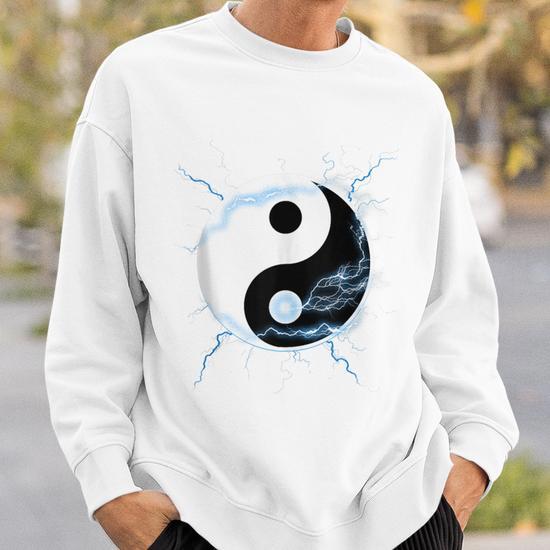 Yin Yang Taoista Electrico Simbolo Chino Espiritual Tao Diseno Sin Mangas Camisa de entrenamiento Regaloses