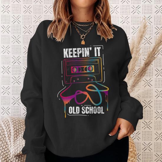 90S T Fashion Retro Fancy Dress Rave Clothing Costume Sweatshirt - Thegiftio 90S T Fashion Retro Fancy Dress Rave Clothing Costume Sweatshirt - Thegiftio