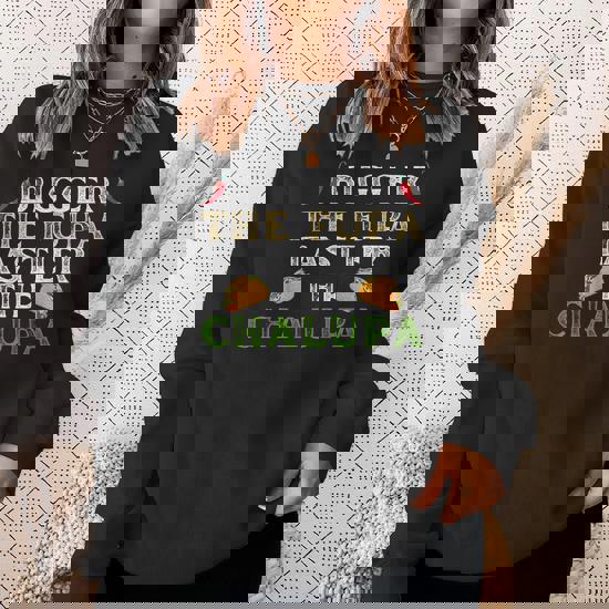 Bigger The FUPA Tastier The Chalupa Hat Vintage Gag Gifts Funny 並行輸入品 Fuuny Quote Bigger The Fupa Tastier The Chalupa Women\u0027s Oversized