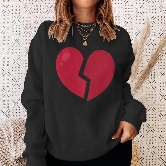 Broken 2025 heart sweatshirt