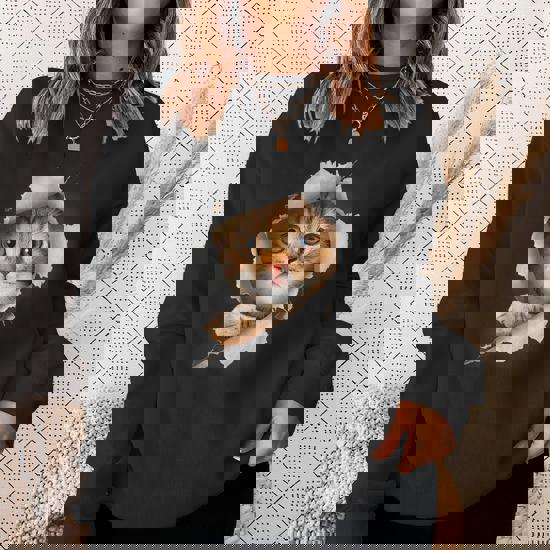 Cat Dad Old Man And Fluffy Cats Personalized Hoodie Sweatshirt