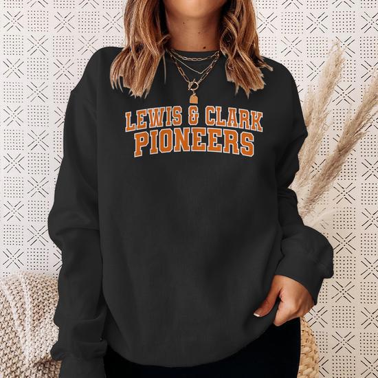 Lewis Clark College Pioneers Wht02 Sweatshirt Monsterry