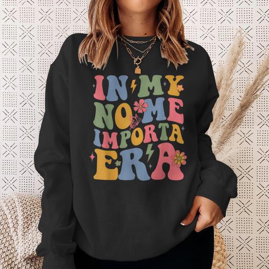 Sweatshirt in spanish sale