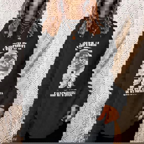 Evolution Cyclisme -Idée Cadeau Homme Cycliste Vélo Vtt Sweatshirt