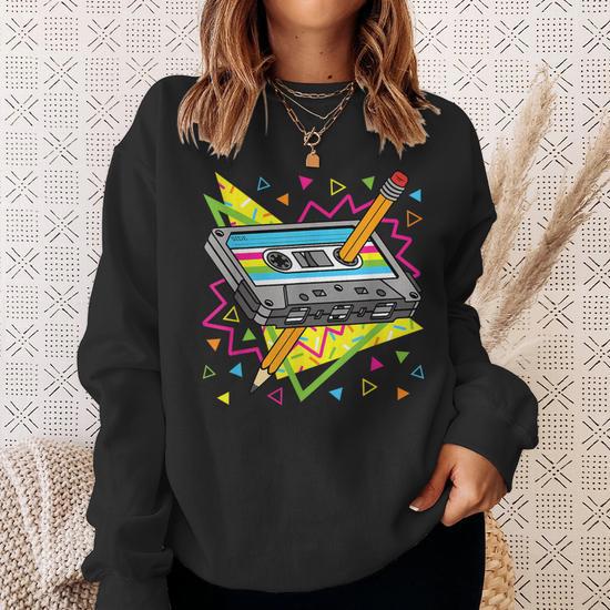 Vintage Cassette Tape 70S 80S 80S Party Outfit Nostalgia