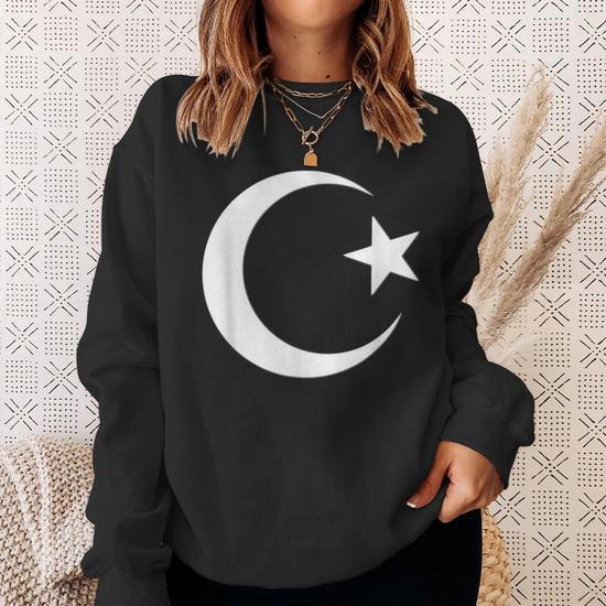 Crescent moon sweater best sale