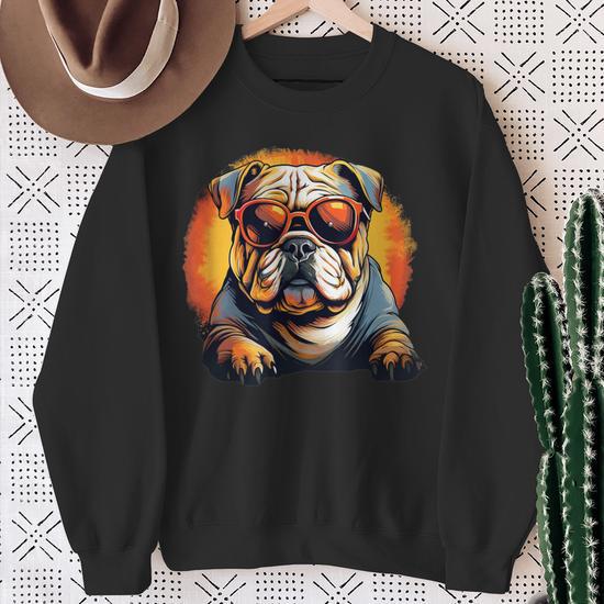 Sweatshirt Bulldog Anglais – Cadeau Idéal Pour Amoureux Du Bulldog