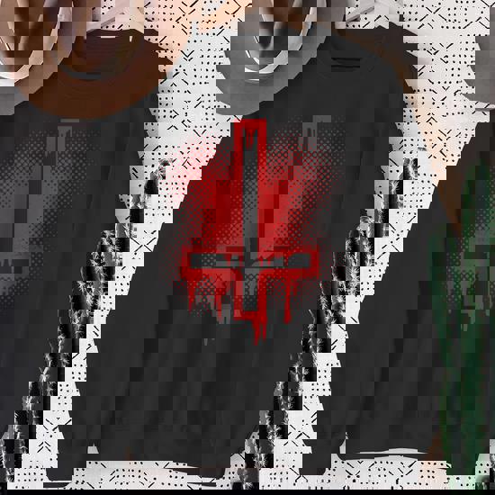 Gato En Cruz Invertida Inverted Cross Cat Etsy España