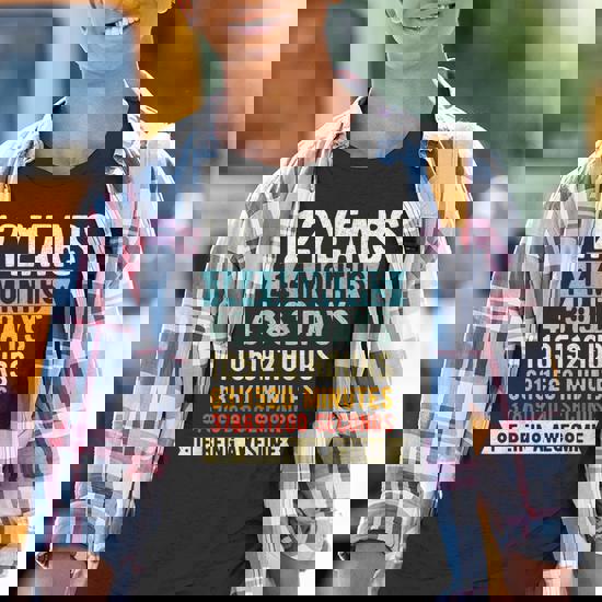 Camiseta Levis Camiseta Cumpleaños 12 Años Diseño Infantil Para