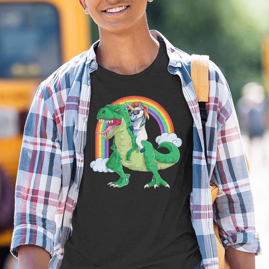 Camiseta Divertida De Tren Con Dinosaurio Para Niños – Diseño Original Para Fans Del Ferrocarril Y La Era Jurásica