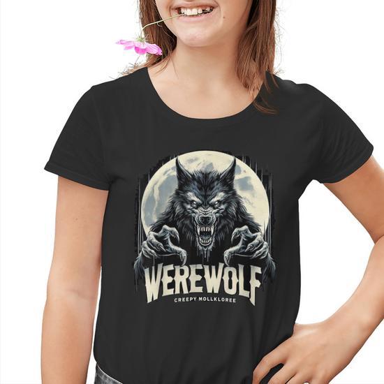 T-shirt Garçon 8 Ans The Mountain - Motif Loup Pleine Lune - Noir - Occasion Très Bon état
