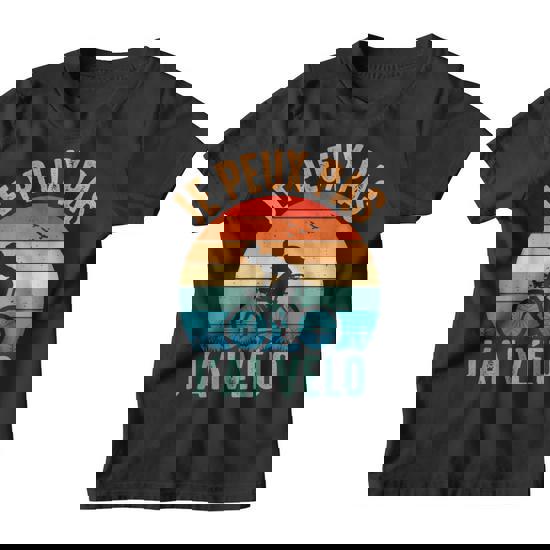 Maillot Equipe De France Enfant T-shirt Humour Cycliste 'J'Peux