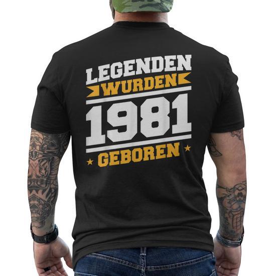 Entdecken Sie 3 Unique Legenden 1981 T-Shirts: Top-Geschenkideen