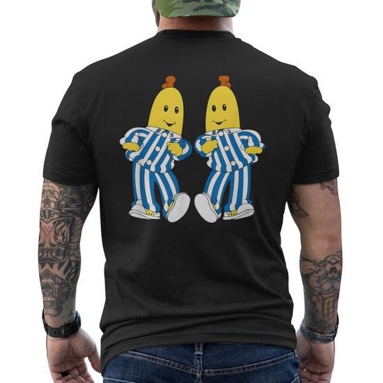 Bananas In Pajamas B1 And B2 Banana Lovers Cool Men's T-shirt Back