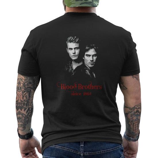 Blood Brothers Since 1864 Mens Back Print T-shirt - Thegiftio