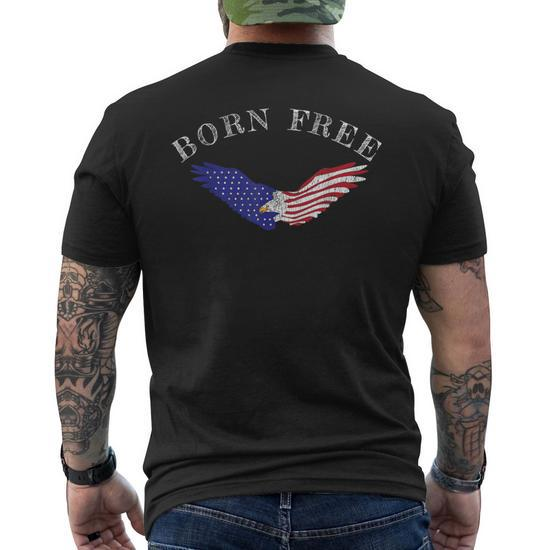  Black Flag Band Shirt Men Patriotic Shirt Mens July