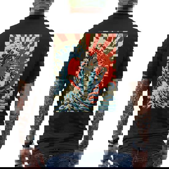 Catzilla The Great Wave Off Kanagawa Great Wave Catzilla