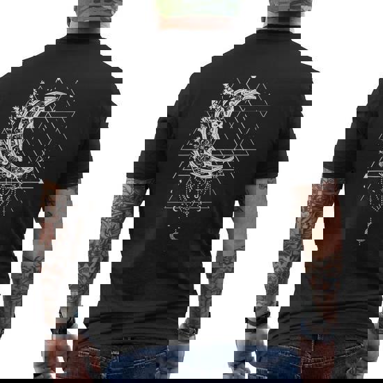 Celestial Occult Witchcraft Moon With Lavender Gothic Witch Men's