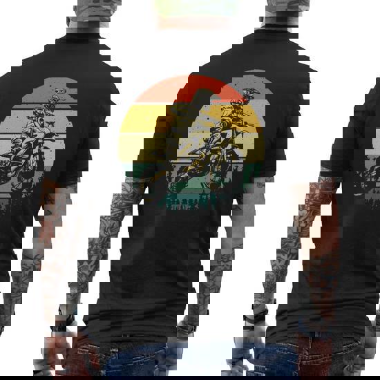 Cool Vintage Motocross Dirt Bike Silhouette T-Shirt Cool Vintage Motocross Dirt Bike Silhouette T-Shirt