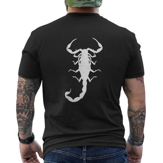 Cool Scorpion Mens Back Print T-shirt - Thegiftio