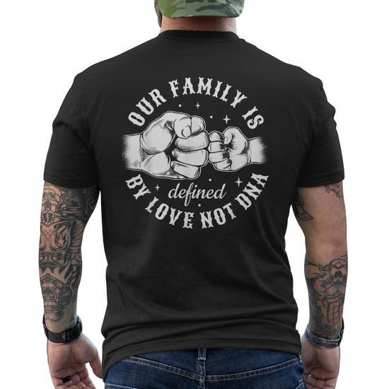 Defined By Love Not Dna Adoption Family Adoption Day Men's T-shirt