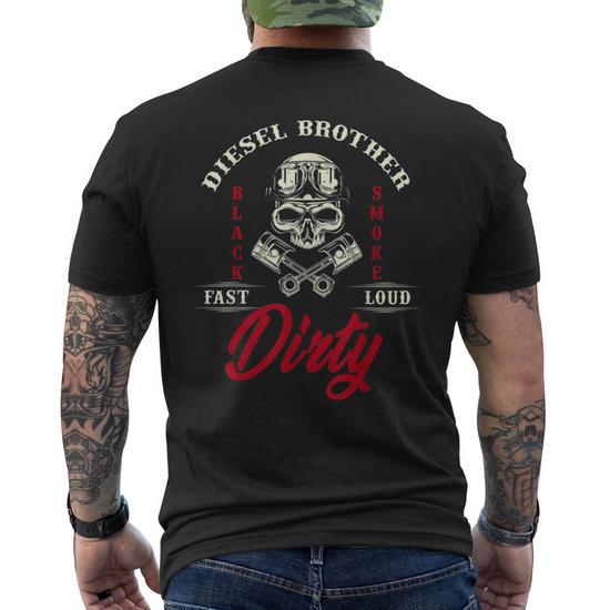 T-shirt Diesel Homme Manches Longues Imprimé Crânes - Taille L - Couleur Grise