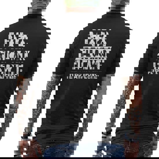 Mens Papa The Man The Myth The Bad Influence Tshirt Fathers Day Mens Papa The Man The Myth The Bad Influence Tshirt Fathers Day