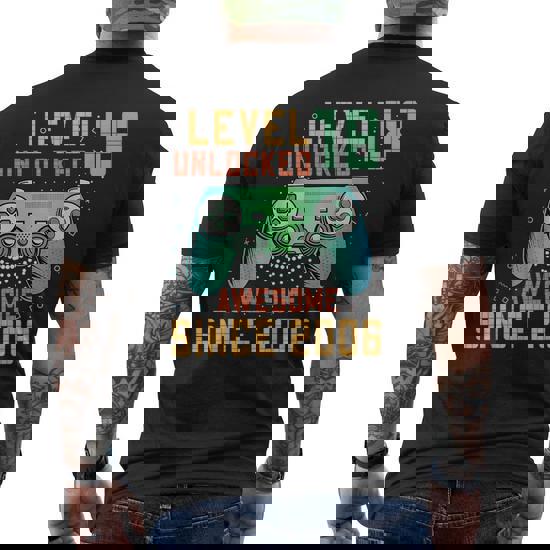 Level 18 Unlocked T-Shirt Vintage Gamer 18th Birthday Gifts Level 18 Unlocked T-Shirt Vintage Gamer 18th Birthday Gifts