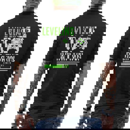Mens Leveling Up To Dad Again Game T-Shirt Mens Leveling Up To Dad Again Game T-Shirt