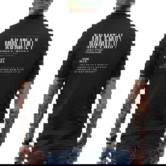 Mamba Mentality Motivational Quote Inspirational Definition T-Shirt Mamba Mentality Motivational Quote Inspirational Definition T-Shirt