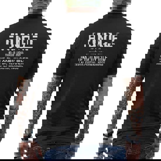 Mens Funcle Definition T-Shirt Like A Dad Only Cooler Uncle Shirt Mens Funcle Definition T-Shirt Like A Dad Only Cooler Uncle Shirt