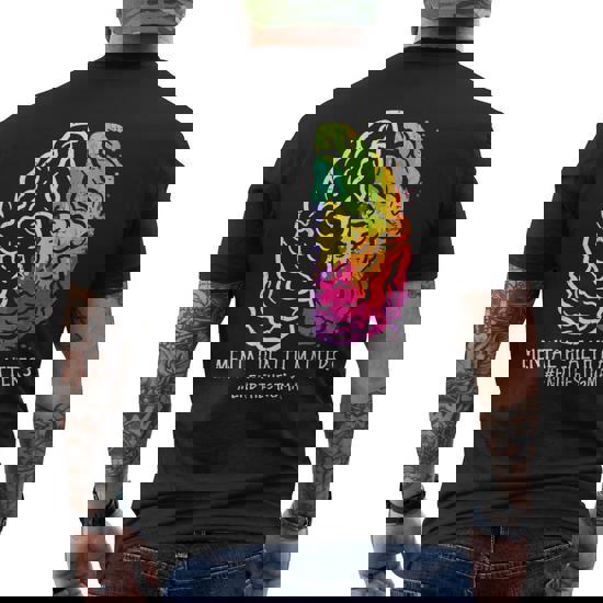 Mental Health Matters Shirt For Women - Therapist Psychologist Awareness Tee