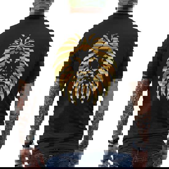 Metallic Gold King Lion Jungle T-Shirt Metallic Gold King Lion Jungle T-Shirt