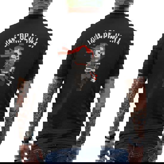 Ninja Jump Rope Martial Arts Skipper Ninjutsu Jumping Rope Men’s T 