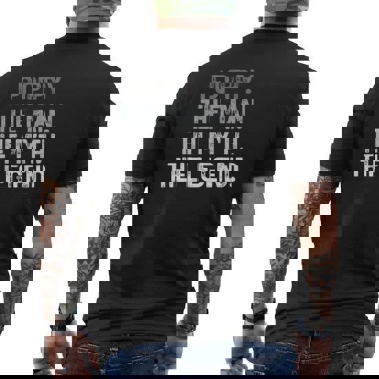Mens Poppy The Man The Myth The Legend T-Shirt For Grandpa Mens Poppy The Man The Myth The Legend T-Shirt For Grandpa