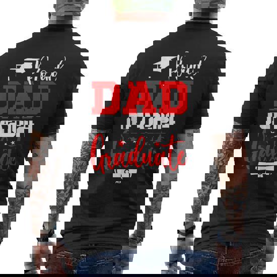 Mens Proud Dad Of A 2019 Graduate T-Shirt Senior Class Graduation
