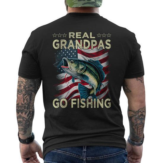 NWOT Men's L T-Shirt Bass Boat Fish Lake Weekend Grandpa has Gone