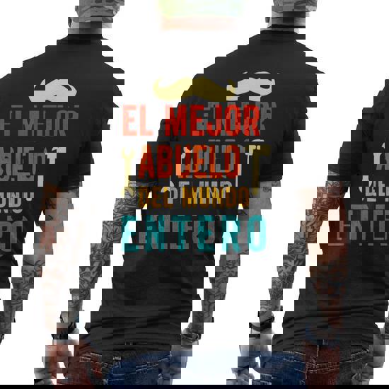 Mens Mejor Abuelo Del Mundo Regalo Para Abuelo T-Shirt Mens Mejor Abuelo Del Mundo Regalo Para Abuelo T-Shirt