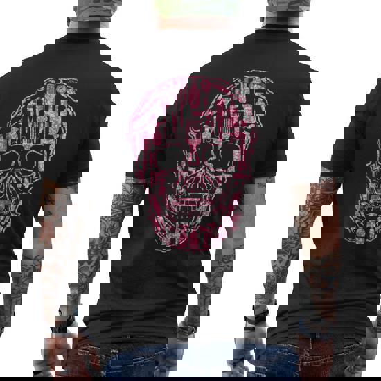 Sugar Skull Hair Stylist Barber Scissors T-Shirt Sugar Skull Hair Stylist Barber Scissors T-Shirt