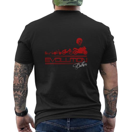 T-Shirt Moto Biker Evolution Motocycliste - Design Drôle Pour Passionnés De Deux-Roues