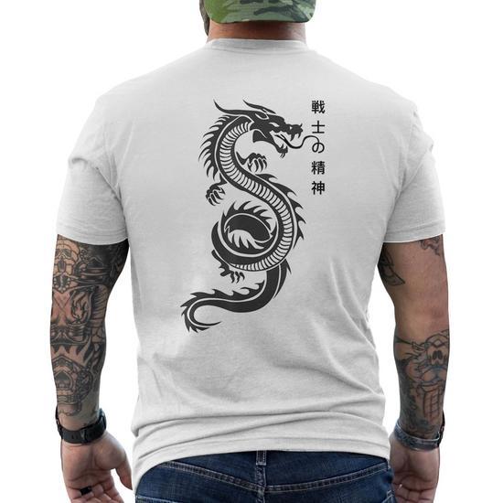 Neverless® Camiseta Para Hombre Con Caracteres Japoneses Con Letras